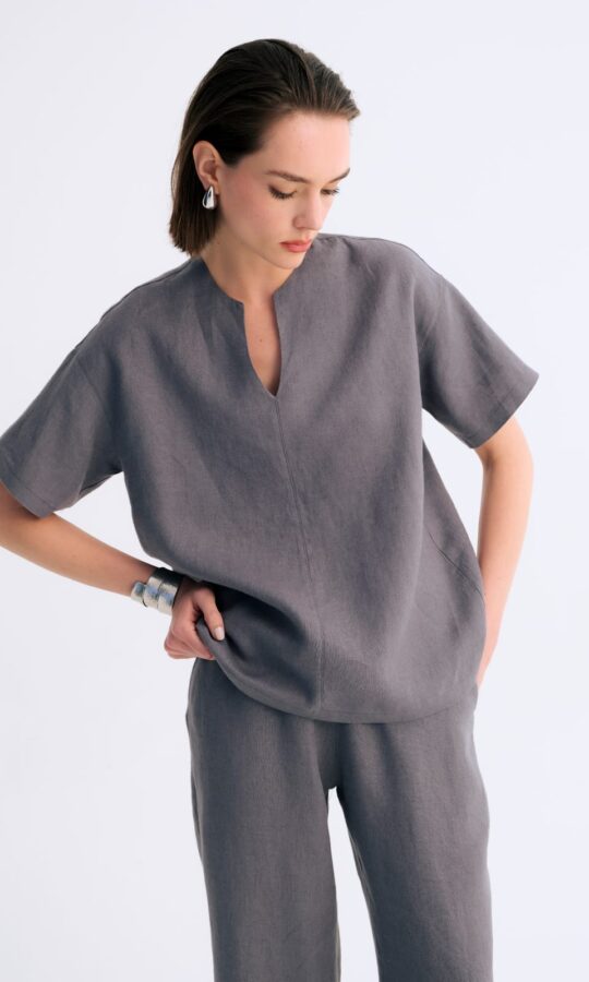 Relaxed Cut  V Yaka Keten Üst