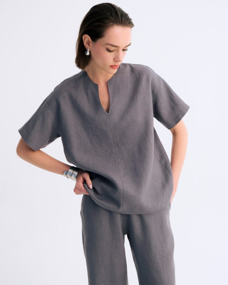 Relaxed Cut  V Yaka Keten Üst